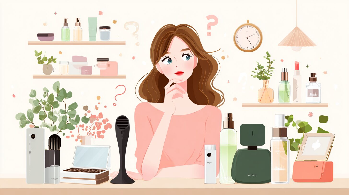 Ulike Air10のクーポンとセールの併用が可能かどうかを検討する日本人女性